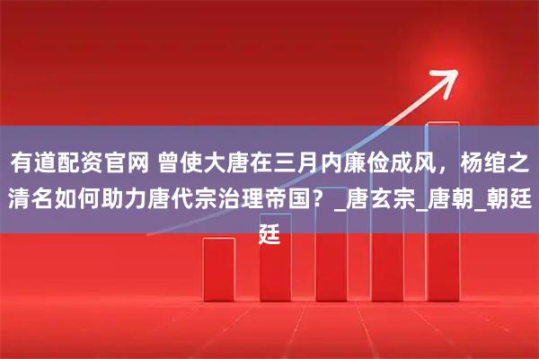 有道配资官网 曾使大唐在三月内廉俭成风，杨绾之清名如何助力唐代宗治理帝国？_唐玄宗_唐朝_朝廷