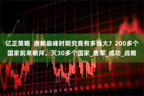 亿正策略  唐朝巅峰时期究竟有多强大？200多个国家前来朝拜，灭30多个国家_唐军_成功_战略